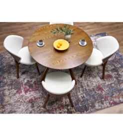 Krzesło K583 81 cm beżowe orzechowe