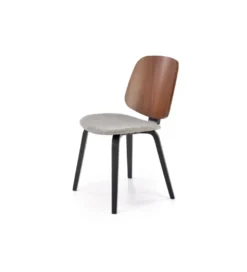 Krzesło K563 77 cm orzechowy popielaty czarny