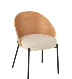 Krzesło LONEPLY 75 cm naturalne beżowe