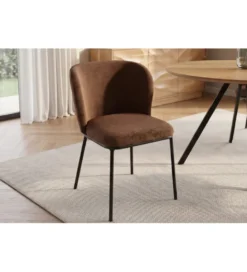 Krzesło LYON 75 cm brązowe
