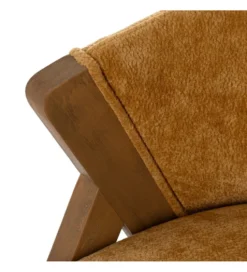 Krzesło MORTEZ 68 cm naturalne żółte