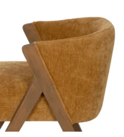 Krzesło MORTEZ 68 cm naturalne żółte