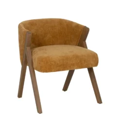 Krzesło MORTEZ 68 cm naturalne żółte