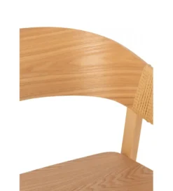 Krzesło NAGA 76,8 cm drewno jesion naturalne