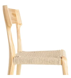 Krzesło NATER 81 cm drewno jesion naturalne