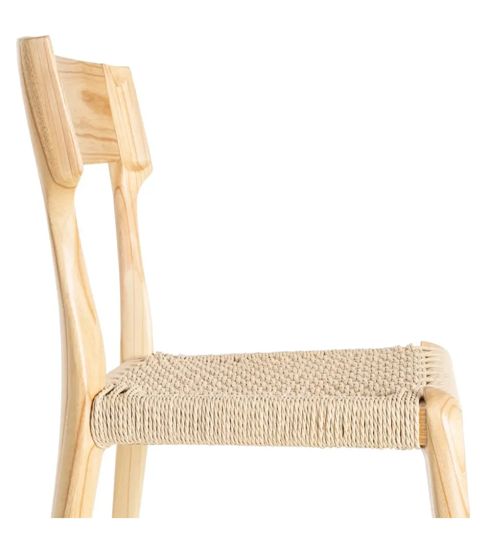 Krzesło NATER 81 cm drewno jesion naturalne