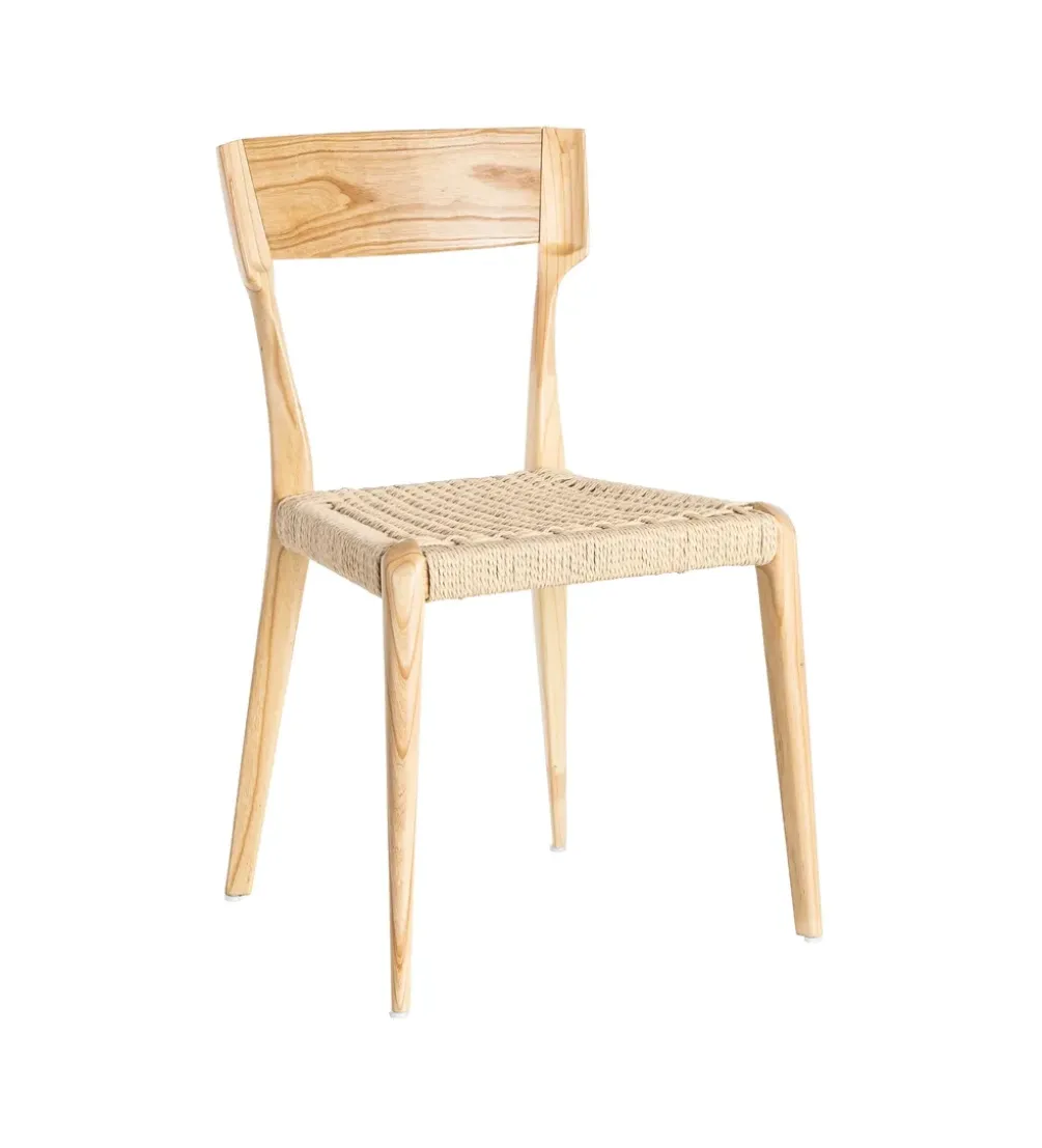 Krzesło NATER 81 cm drewno jesion naturalne