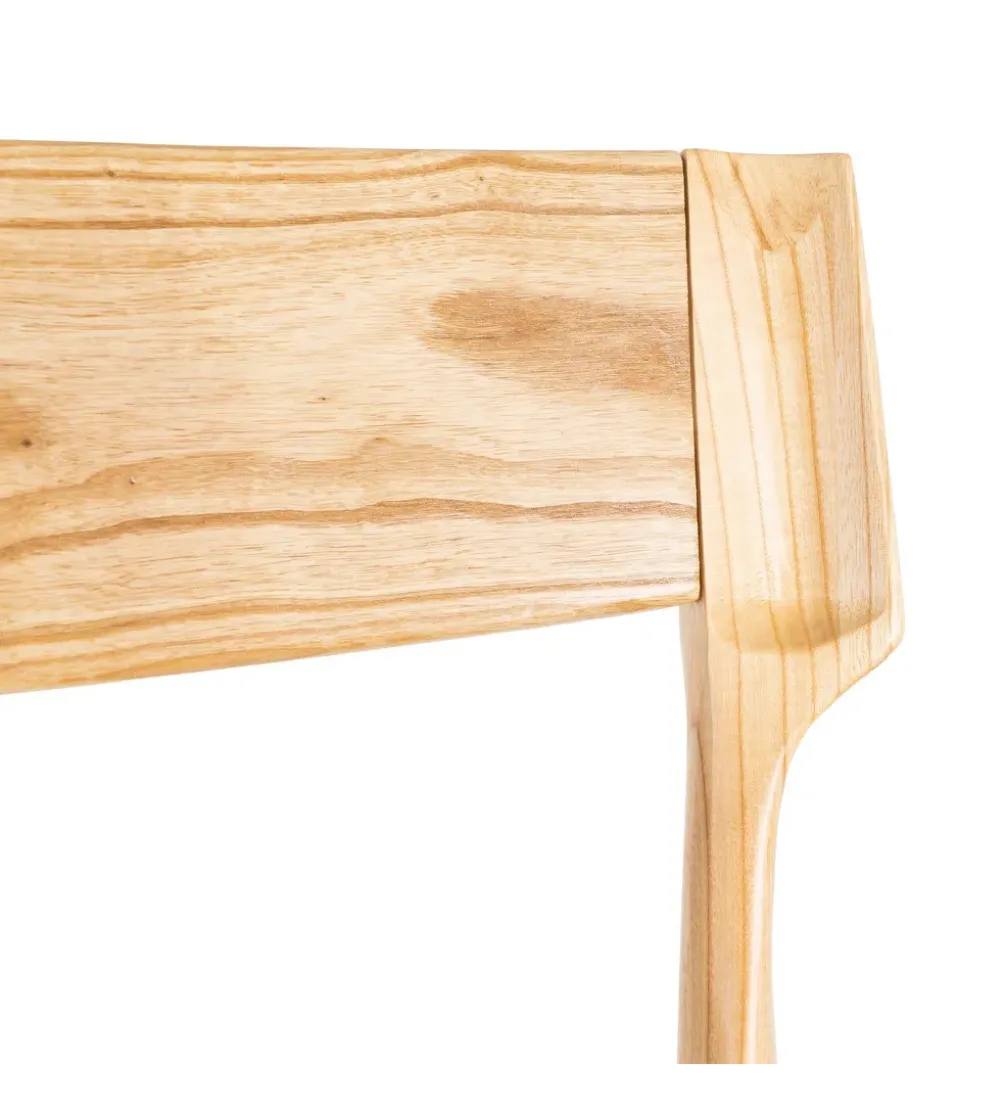 Krzesło NATER 81 cm drewno jesion naturalne