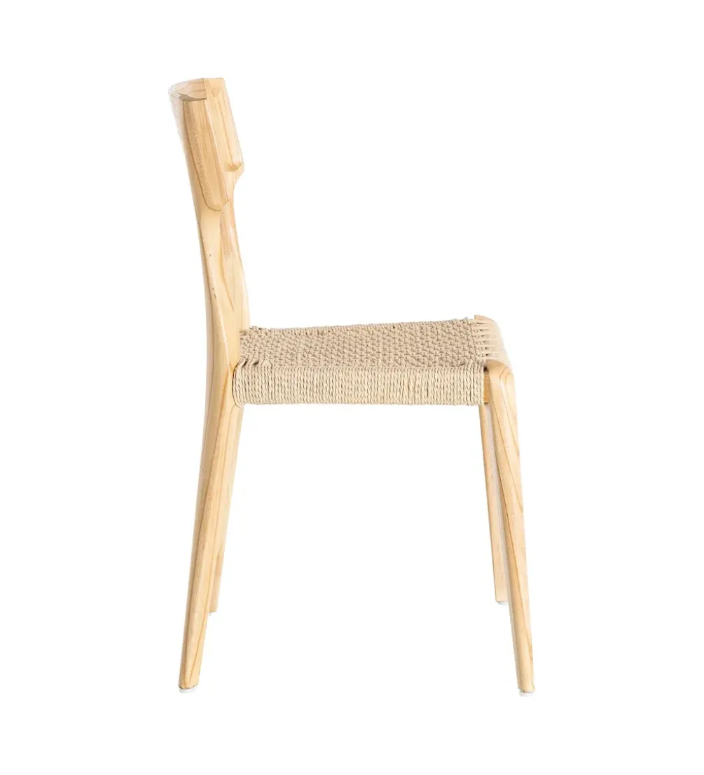 Krzesło NATER 81 cm drewno jesion naturalne