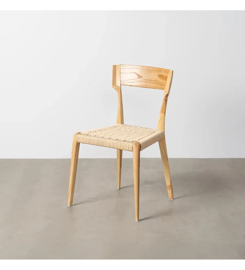 Krzesło NATER 81 cm drewno jesion naturalne