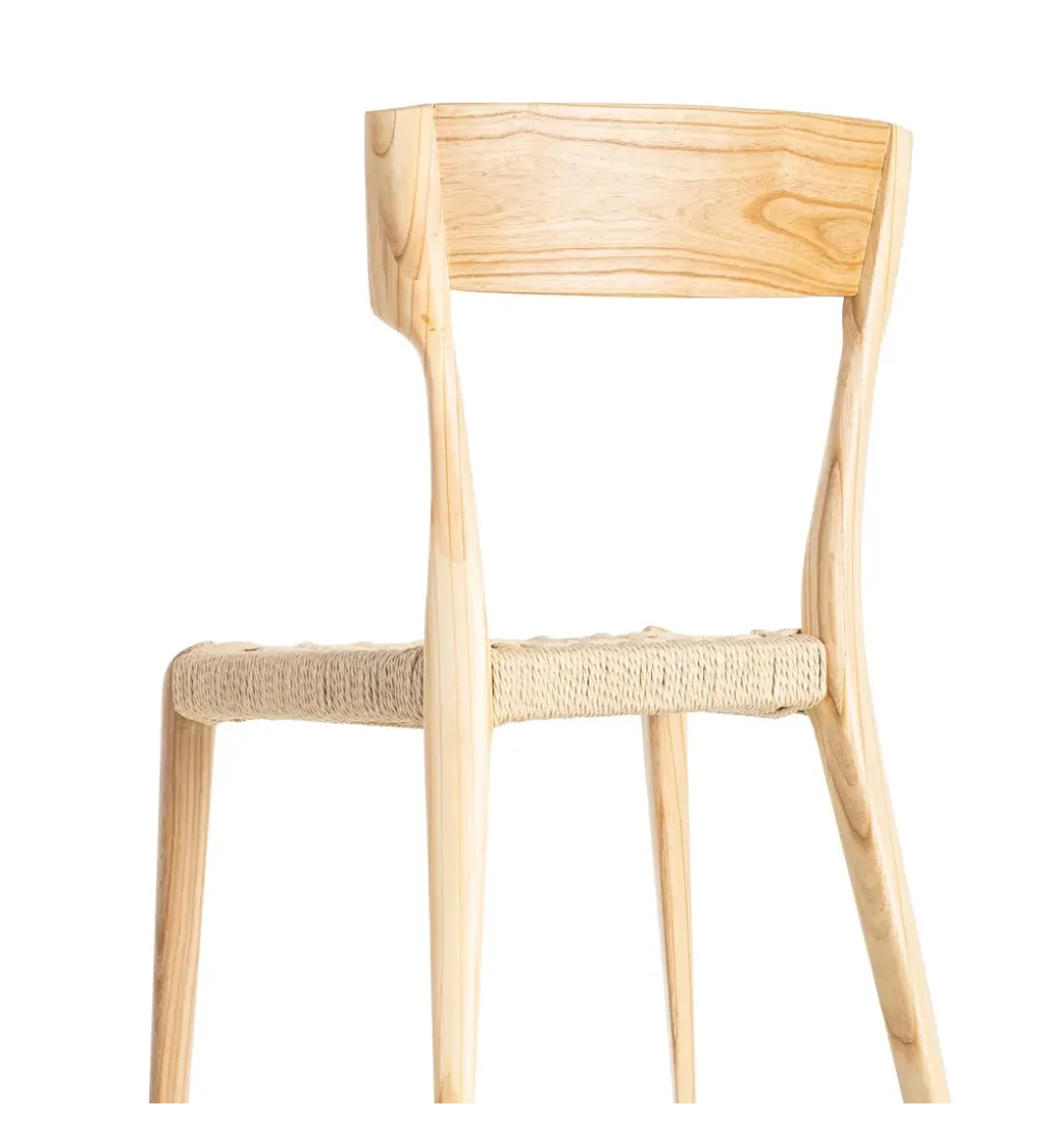 Krzesło NATER 81 cm drewno jesion naturalne