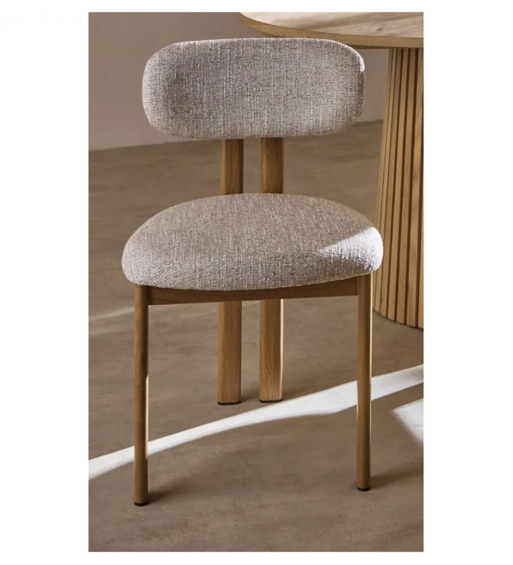 Krzesło NYREE 51 cm beżowe