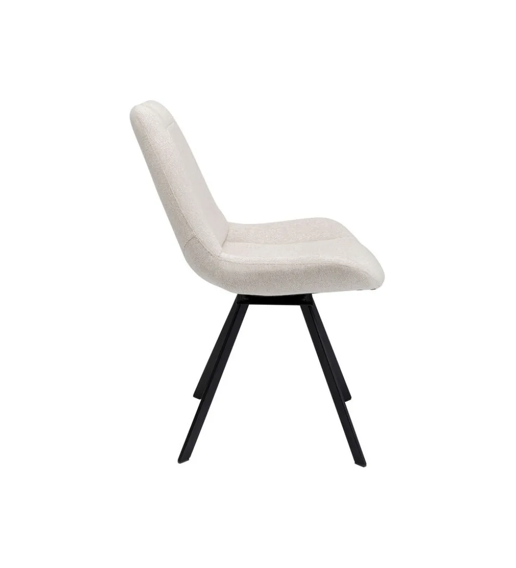 Krzesło obrotowe BARON 88 cm kremowe