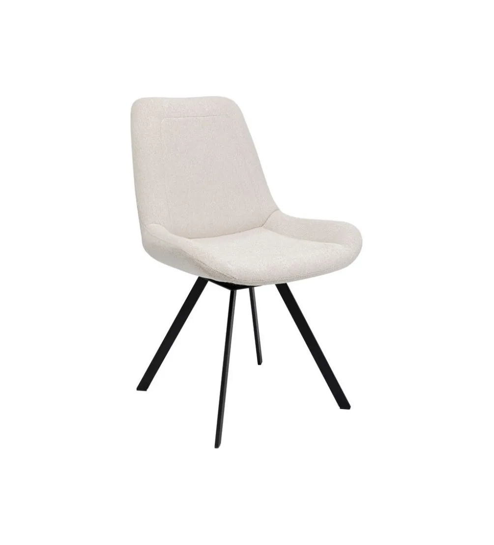 Krzesło obrotowe BARON 88 cm kremowe