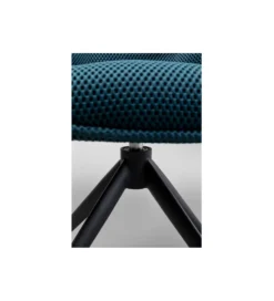 Krzesło obrotowe CARLITO MESH 82 cm niebieski