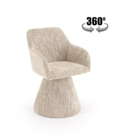 Krzesło obrotowe K603 85 cm beżowe