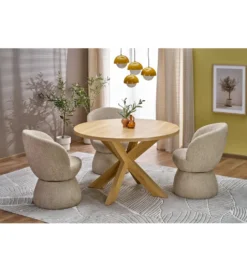 Krzesło obrotowe K581 82 cm beżowe