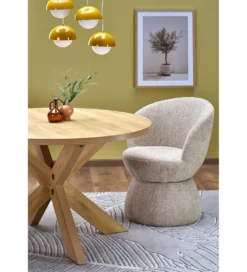 Krzesło obrotowe K581 82 cm beżowe