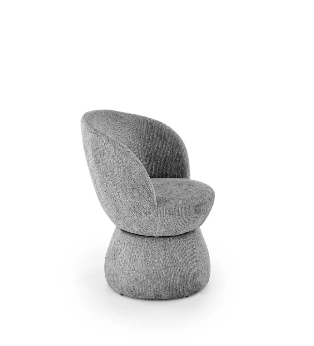 Krzesło obrotowe K581 82 cm popielate