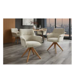 Krzesło obrotowe LE GRAND chenille beige