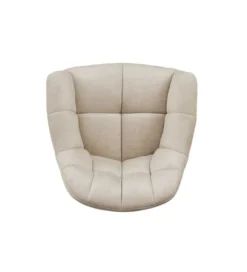 Krzesło obrotowe PAPILLON 83 cm 180 stopni beżowe