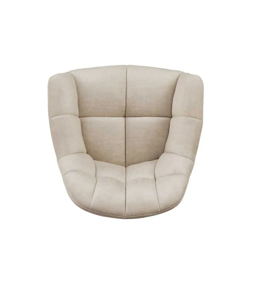 Krzesło obrotowe PAPILLON 83 cm 180 stopni beżowe