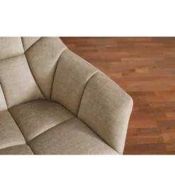 Krzesło obrotowe PAPILLON 83 cm 180 stopni beżowe szare