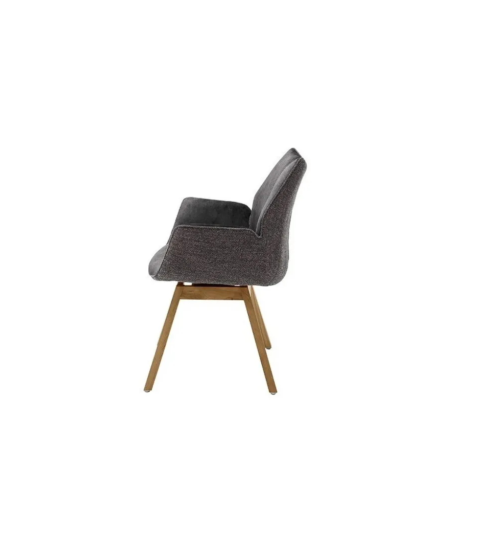 Krzesło obrotowe 180 stopni TACOMA antracytowe