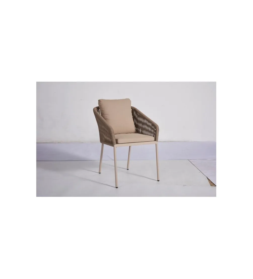 Krzesło ogrodowe CYPRUS 82 cm beżowe