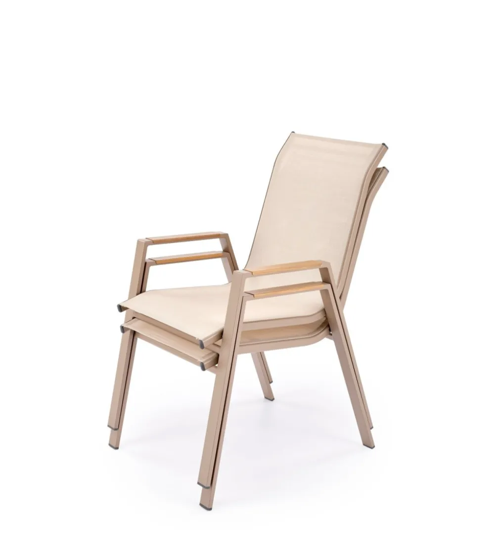 Krzesło ogrodowe HOVER 90 cm beżowe