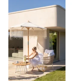 Krzesło ogrodowe JOALEN 79 cm rattan