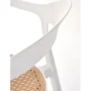 Krzesło ogrodowe K530 80 cm białe naturalne