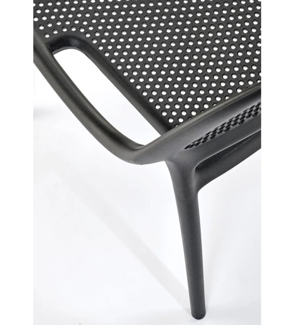 Krzesło ogrodowe K532 80 cm czarne