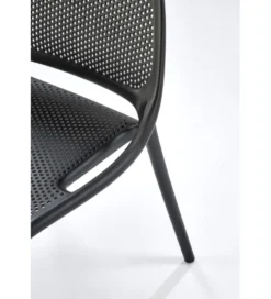 Krzesło ogrodowe K532 80 cm czarne