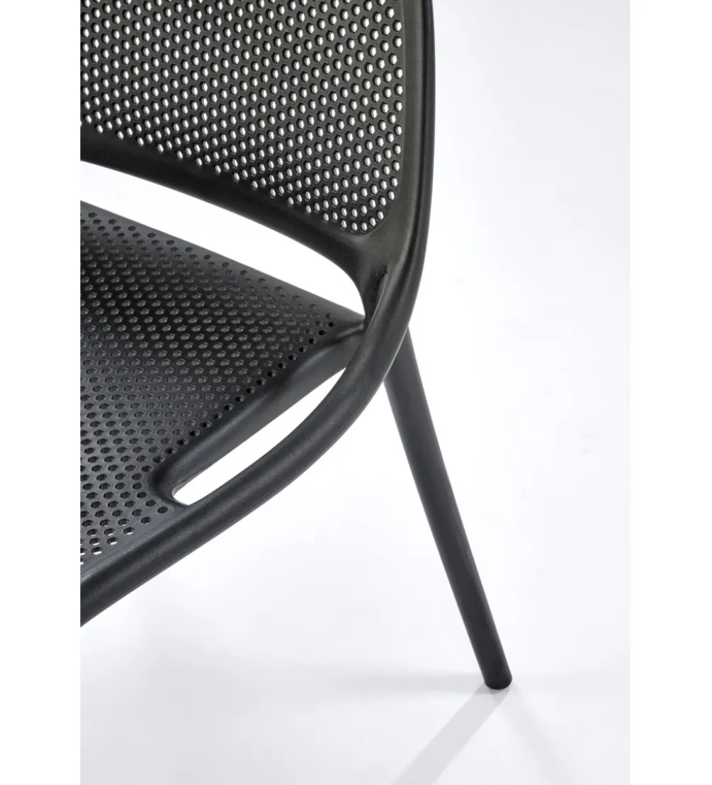 Krzesło ogrodowe K532 80 cm czarne