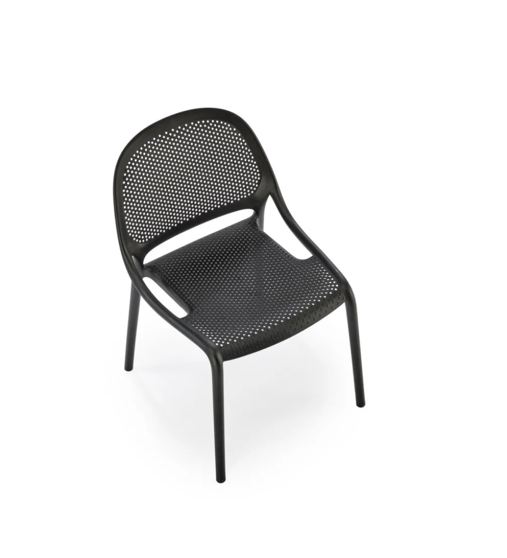 Krzesło ogrodowe K532 80 cm czarne