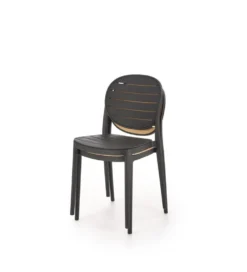 Krzesło ogrodowe K529 83 cm czarne
