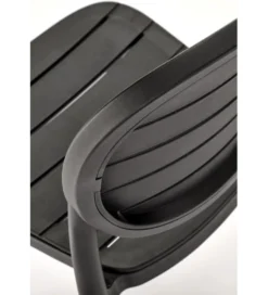 Krzesło ogrodowe K529 83 cm czarne
