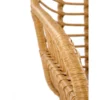 Krzesło ogrodowe K541 77 cm naturalne czarne
