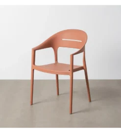 Krzesło ogrodowe LUCEROS 83 cm terrakota