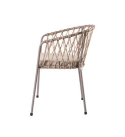 Krzesło ogrodowe MYRA 80 cm szare