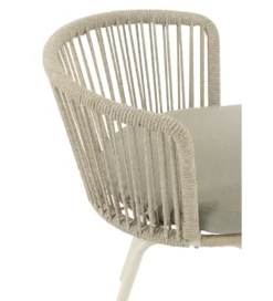 Krzesło ogrodowe TOA 75 cm szare