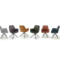 Krzesło OTTAWA z podłokietnikami szare