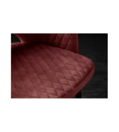 Krzesło Paris Velvet czerwono bordowe