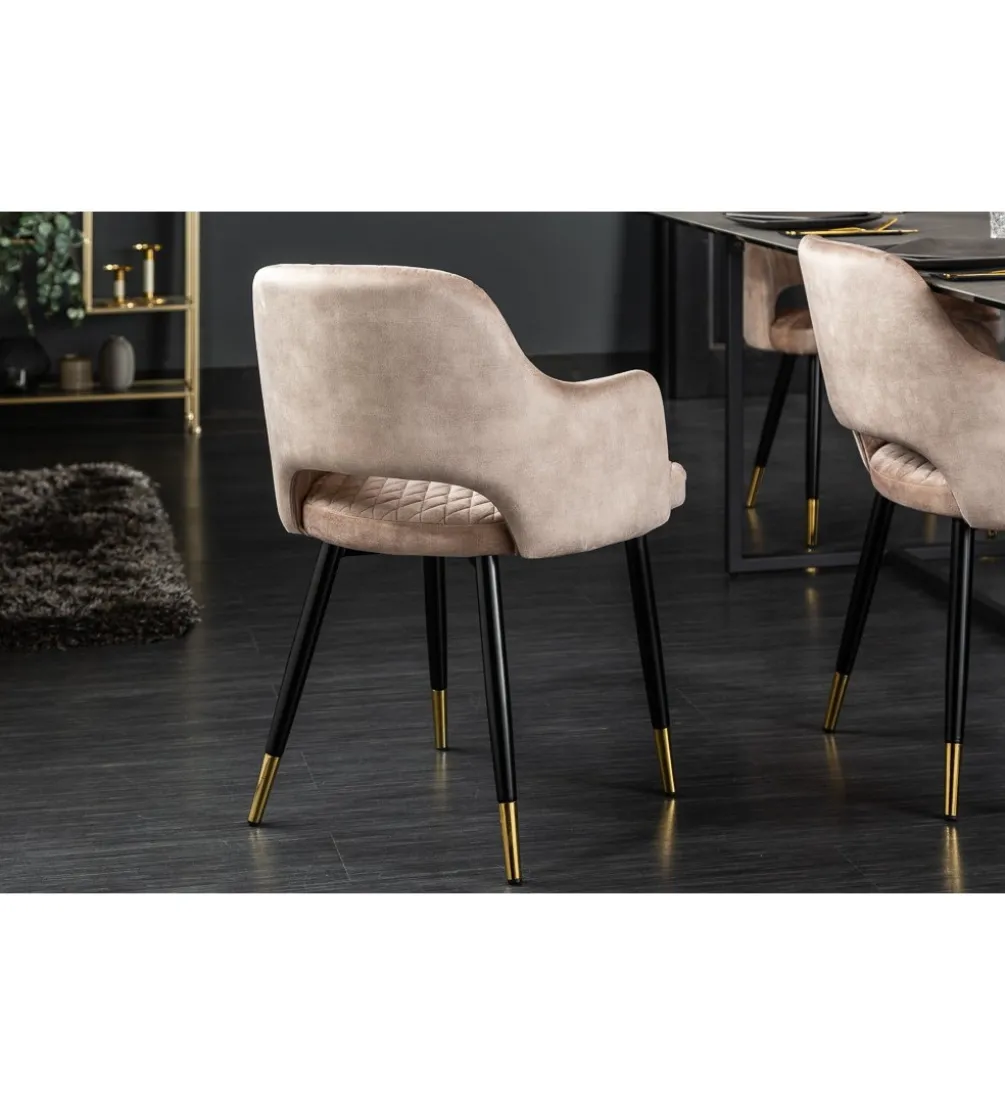Krzesło Paris Velvet Greige
