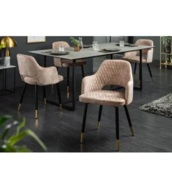 Krzesło Paris Velvet Greige