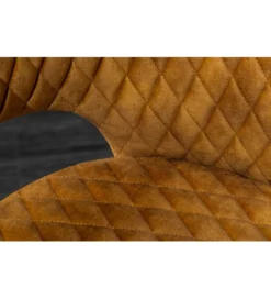 Krzesło PARIS velvet musztardowy