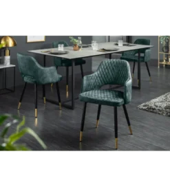 Krzesło Paris Velvet petrol