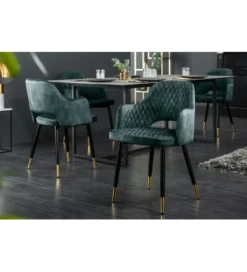 Krzesło Paris Velvet petrol
