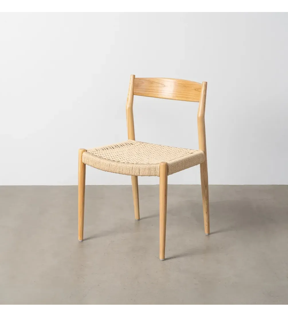 Krzesło PATER 82 cm drewno jesion naturalne